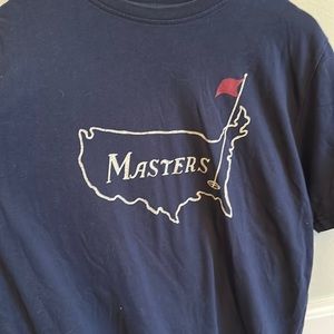 Men’s masters small navy blue T-shirt in good condition